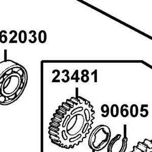 23481-LBA8-C10 GEAR M-4 — diagram cutout