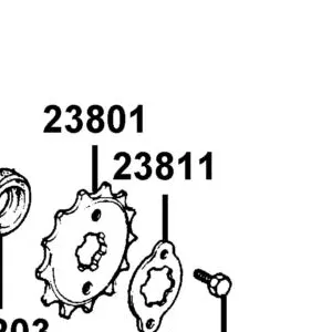 23811-LBA8-C10 PLATE A2 FIXING — diagram cutout