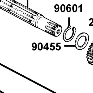 90455-LBA8-C10 WASHER SPLINE 20MM — diagram cutout