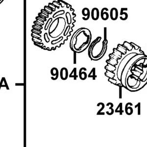 90464-LBA8-C10 WASHER 17MM — diagram cutout