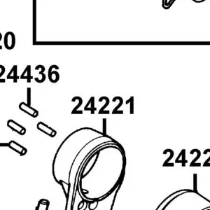 24221-LBA8-C10 FORK GEAR SHIFT — diagram cutout