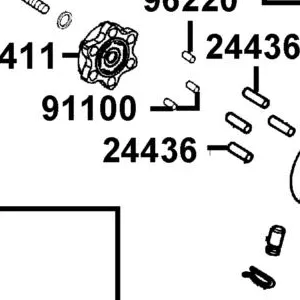 24436-LBA8-C10 PIN — diagram cutout