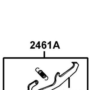 2461A-LBA8-C10 GEAR SHIFT SPINDLE ASSEMBLY — diagram cutout