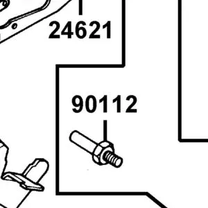 90112-LBA8-C10 LOCK SCREW 8*34 — diagram cutout