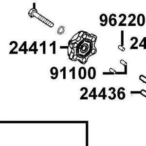 91100-LBA8-C10 ROLLER 3*8.5 — diagram cutout