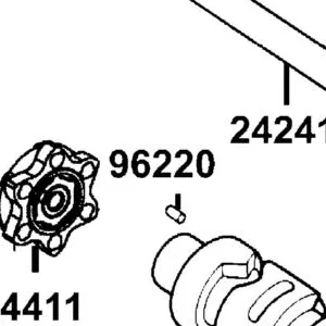 96220-40100 ROLLER 4*10 — diagram cutout