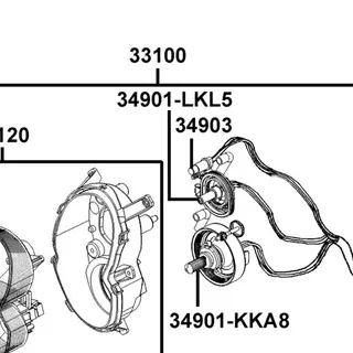 34901-LKL5-E30 BULB HEAD LIGHT — diagram cutout