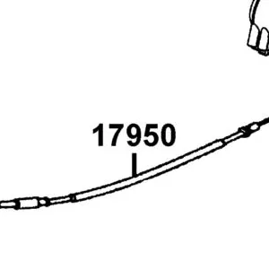 17950-LKL5-E30 CABLE COMP. CHOKE — diagram cutout