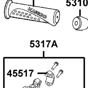 5317A-LKH3-C00 BRKT ASSY HNDL L — diagram cutout