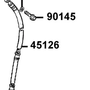 45126-ACA5-BJ0 HOSE ASSY FR BRK — diagram cutout