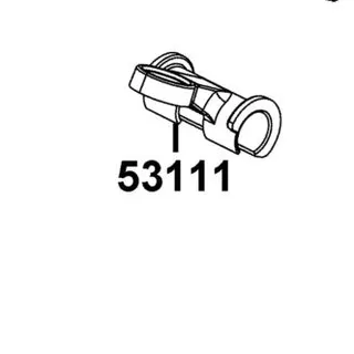 53111-LKL5-C00 RUBBER HANDLE — diagram cutout