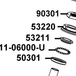 53211-LBA8-C10 RACE STRG TOP CONE — diagram cutout