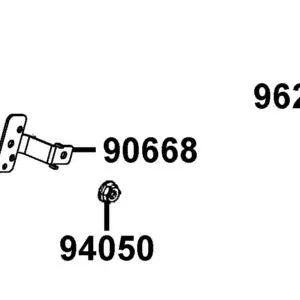 90668-LKL6-E30 STAY SIDE REFLECTOR — diagram cutout