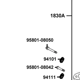 95801-08050-07 BOLT FLANGE 8*50 — diagram cutout