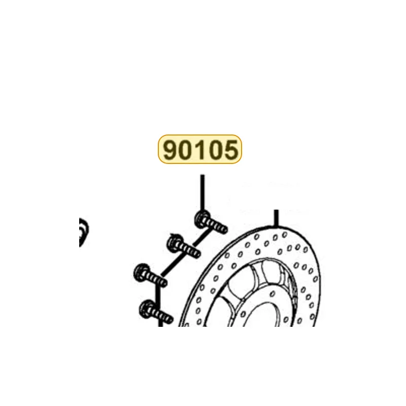 90105-KAR1-761 BOLT SPL 6*25 — diagram cutout