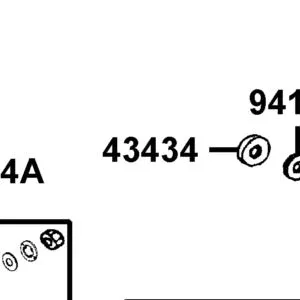 43434-2F86-C00 RUBBER STOPPER ARM CUSHION — diagram cutout