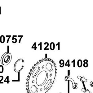 41201-LKL5-E30 COLLAR RR HUB SIDE — diagram cutout