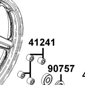 41241-3G07-C00 BUSH RR WHEEL DAMPER — diagram cutout