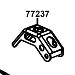 77237-LKL5-E30 STAY RR SEAT — diagram cutout