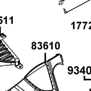 83610-LKL5-E30-N1R "GRILL, L SIDE" — diagram cutout