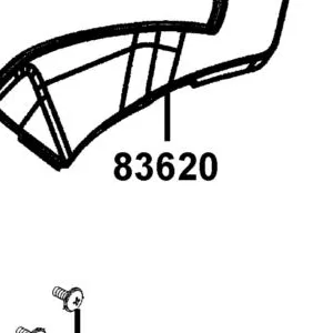83620-LKL5-E30-N1R COVER L SIDE — diagram cutout