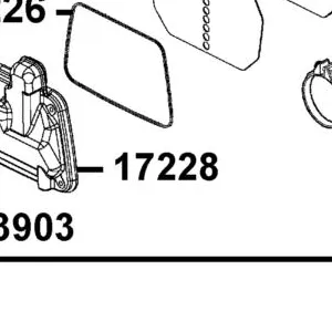 17228-LKL5-E30 COVER AIR/C
