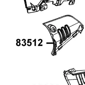 83512-LKL5-E30-R6P "COVER B ,R WINKER" — diagram cutout