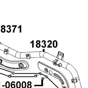 18320-ACA5-BJ0 PIPE EXHAUST — diagram cutout