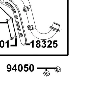 18325-LKL5-E30 PROTECTOR A EXHAUST — diagram cutout