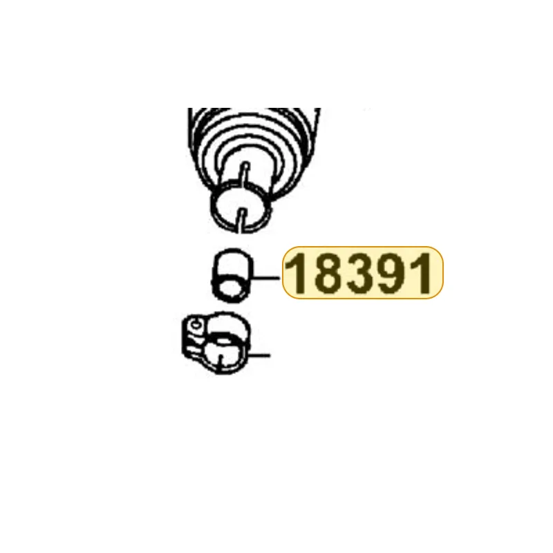 18391-KED9-900 PARKING MUFFLER — diagram cutout