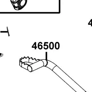 46500-ACA5-BJ0 PEDAL RR BRAKE — diagram cutout