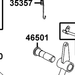 46501-LKL5-E30 SHAFT RR BRK PEDAL — diagram cutout