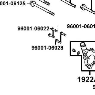 96001-06028-07 BOLT FLANGE SH6*28 — diagram cutout