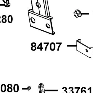 84707-AAB5-C00 STAY RR LICENSE — diagram cutout