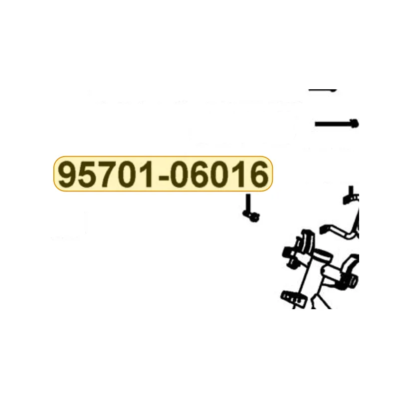 95701-06016-07 BOLT FLANGE 6*16 — diagram cutout