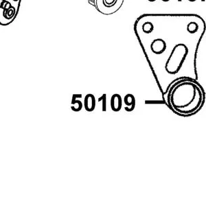 50109-LKL5-E30 UPPER STAY ENG HANGER — diagram cutout