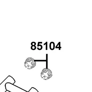85104-LKL5-E30 STOPPER — diagram cutout