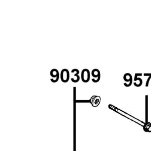 90309-LKL5-E30 NUT U FLANGE 8MM — diagram cutout