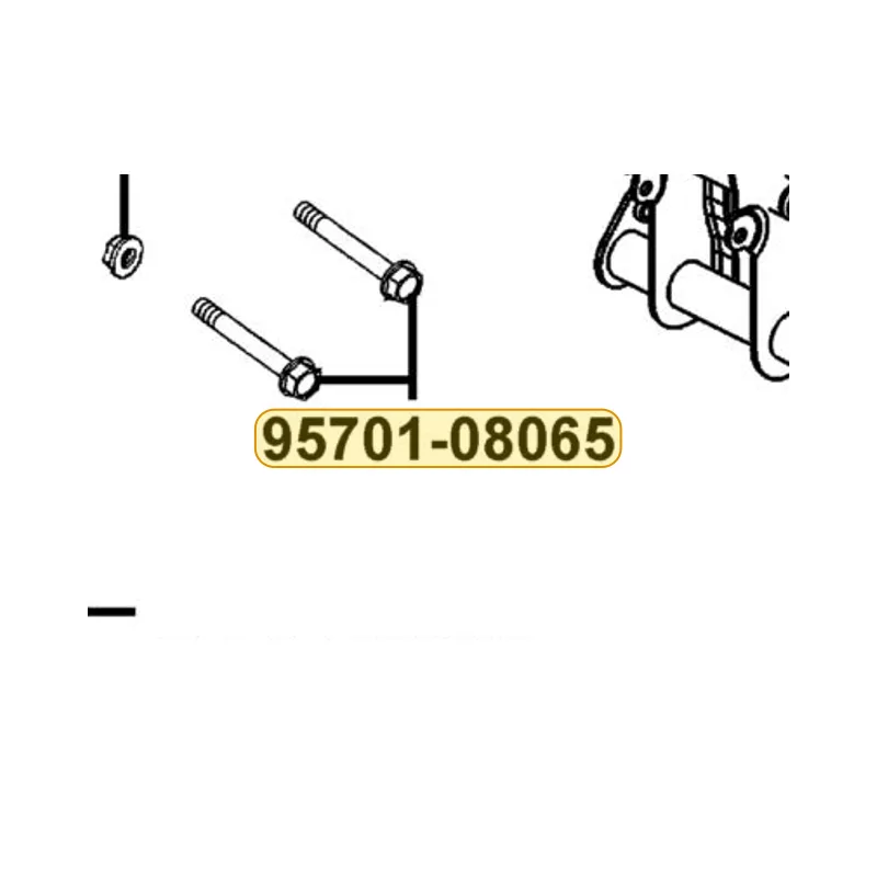 95701-08065-07 BOLT FLANGE 8*65 — diagram cutout