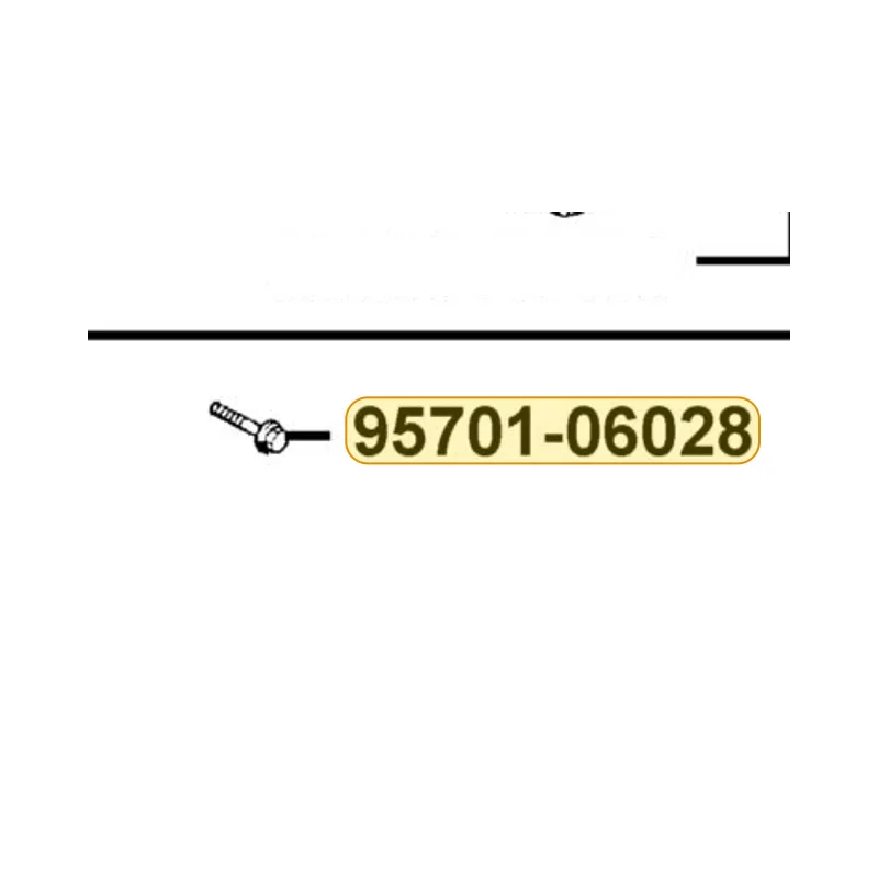 95701-06028-07G BOLT FLANGE 6X28(KG) — diagram cutout