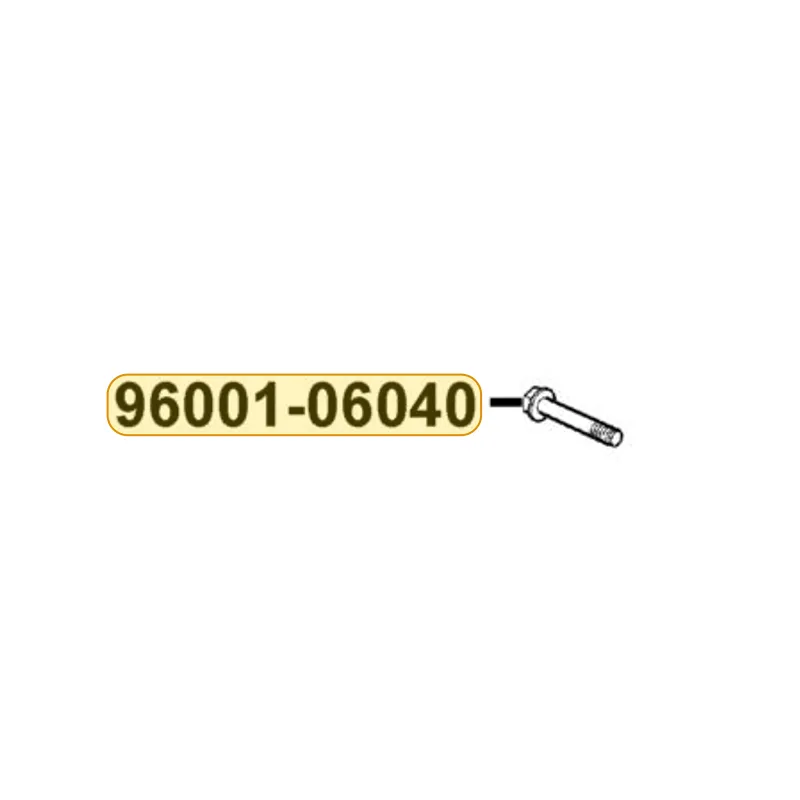 96001-06040-07G BOLT FLANGE SH 6*40 (KG) — diagram cutout