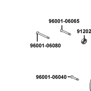 96001-06080-07G BOLT FLANGE SH 6*80 (K) — diagram cutout