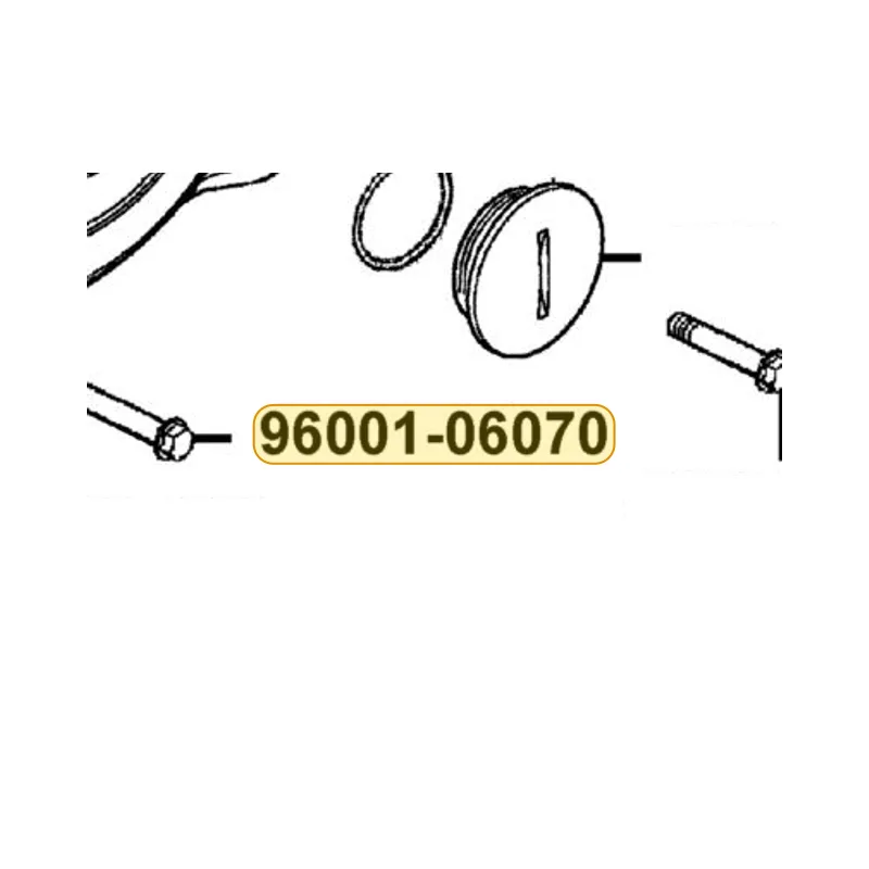 96001-06070-07G BOLT FLANGE SH 6*70(K) — diagram cutout