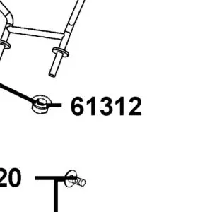 61312-KHC6-C30 BOOT R/L BRKT — diagram cutout