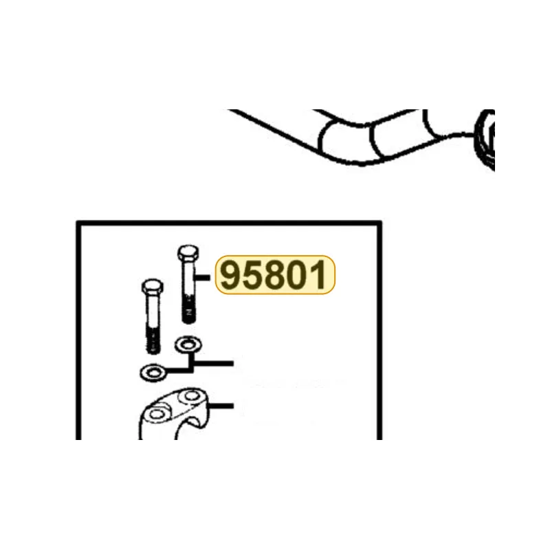 95801-08035-07G BOLT FLANGE 8*35 (K) — diagram cutout