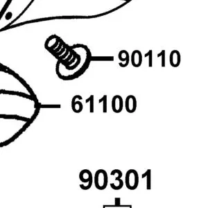 61100-LKL5-E90-85P FENDER FR. — diagram cutout