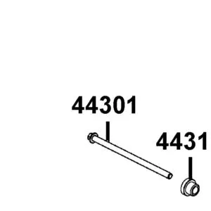 44301-LKL5-E31 AXLE FR WHEEL — diagram cutout