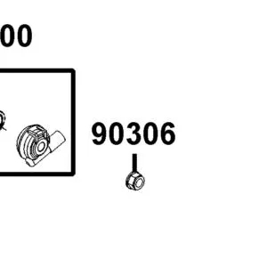 90306-LKL5-E31 NUT U FLANGE 12MM(K) — diagram cutout