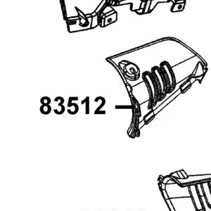 83512-LKL5-E30-N8P "COVER B ,R WINKER" — diagram cutout