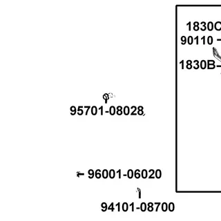 95701-08028-07G BOLT FLANGE 8*28 (K) — diagram cutout